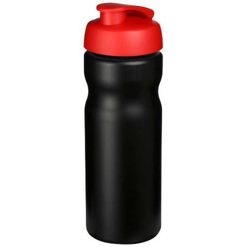 Bidon personnalisable de sport 650ml Baseline® noir / Rouge